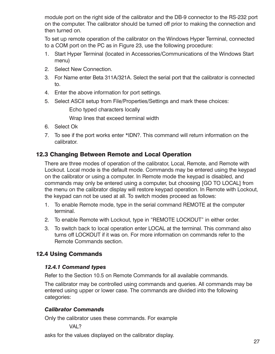 Martel Electronics BetaGauge 321A User Manual | Page 29 / 48