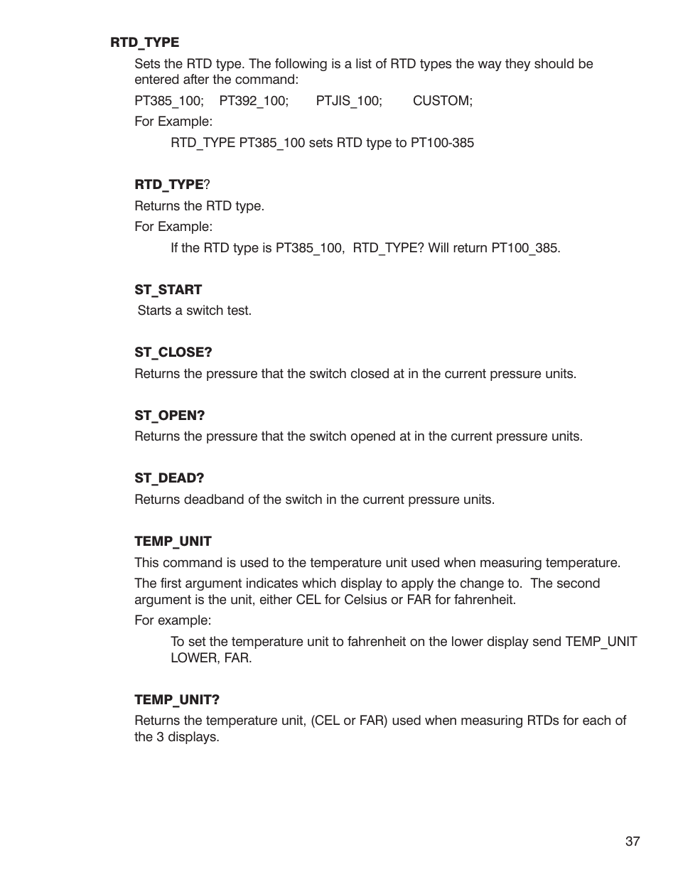 Martel Electronics BetaGauge 321A User Manual | Page 39 / 48