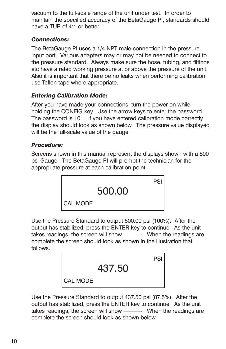 Martel Electronics BetaGauge PI PRO User Manual | Page 12 / 20