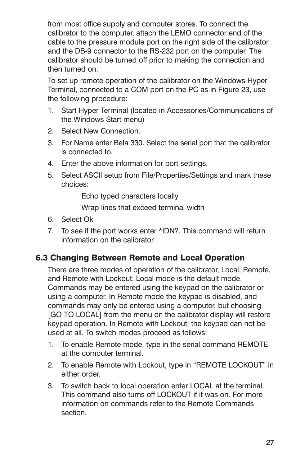 Martel Electronics DPC300A User Manual | Page 29 / 48