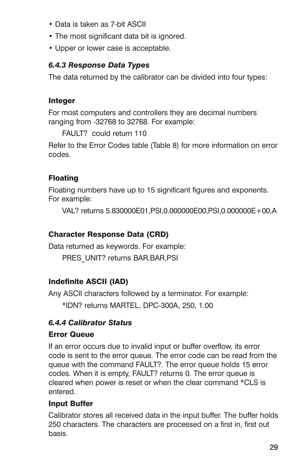 Martel Electronics DPC300A User Manual | Page 31 / 48