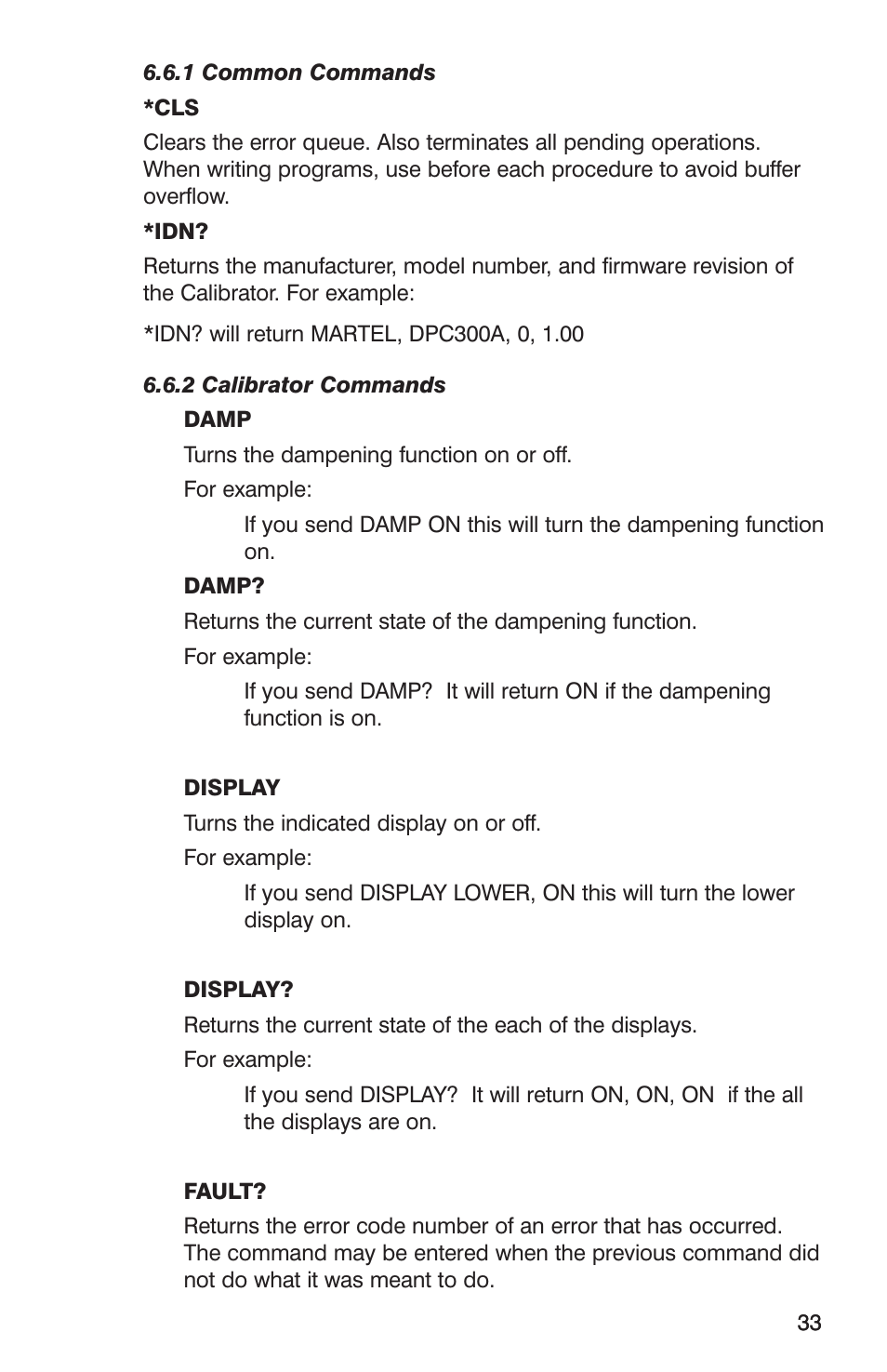 Martel Electronics DPC300A User Manual | Page 35 / 48