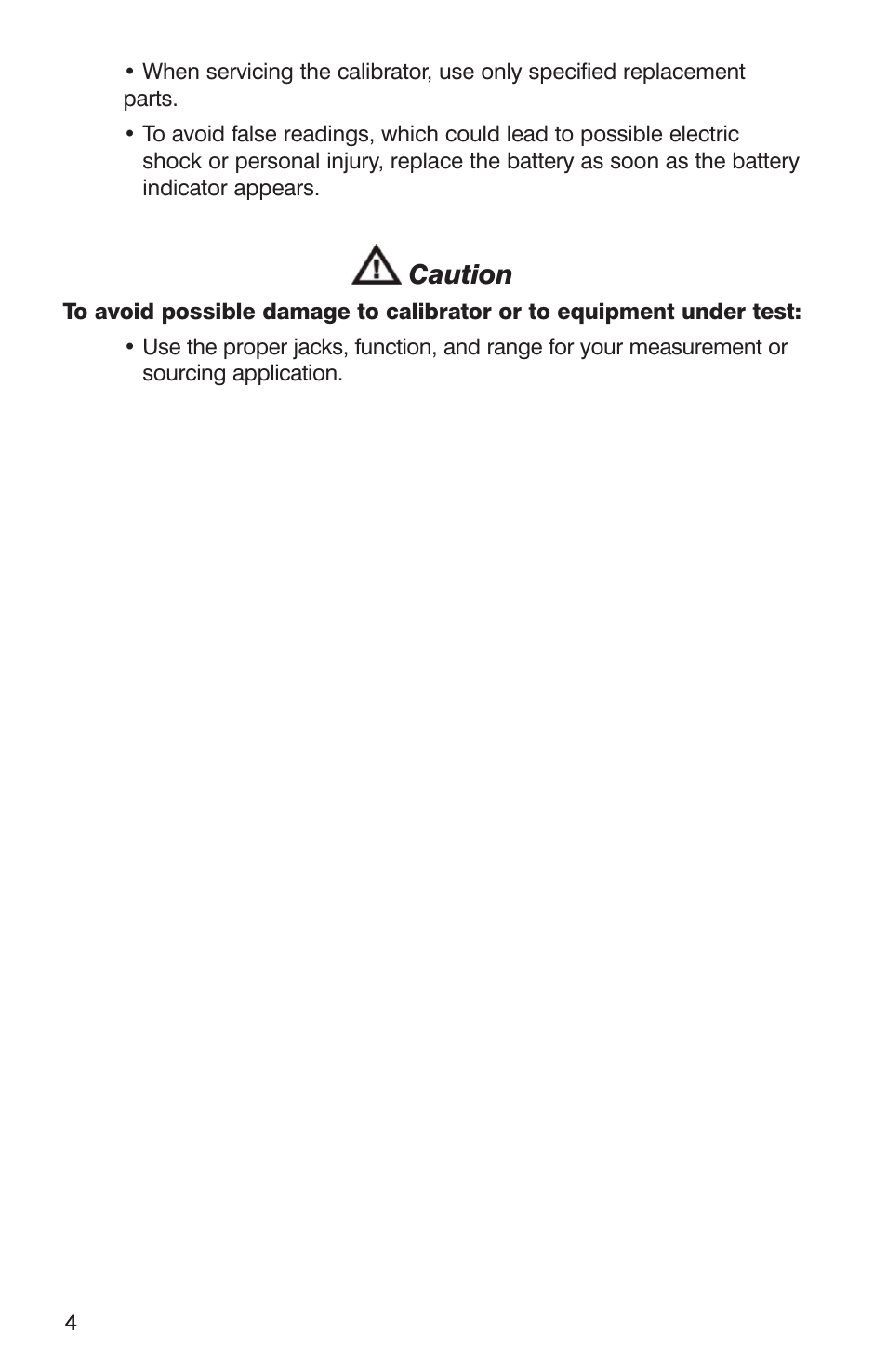 Caution | Martel Electronics DPC300A User Manual | Page 6 / 48