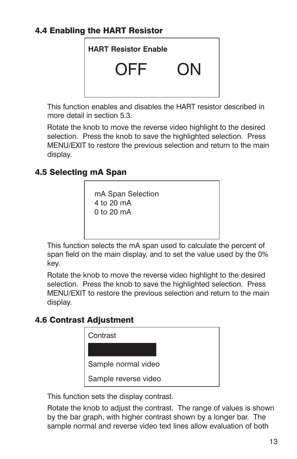 Off on | Martel Electronics LC-110/H User Manual | Page 15 / 50