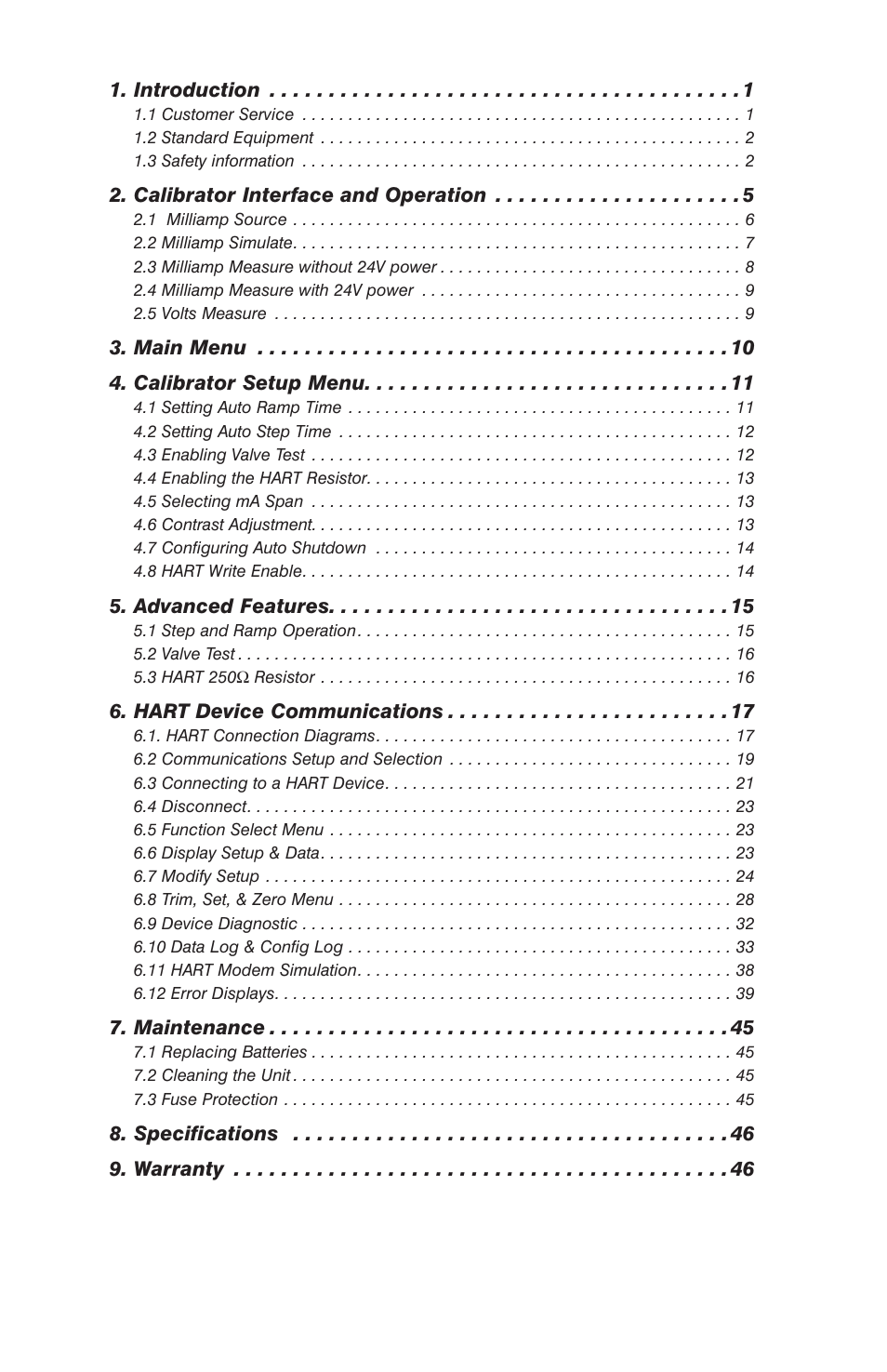 Martel Electronics LC-110/H User Manual | Page 2 / 50