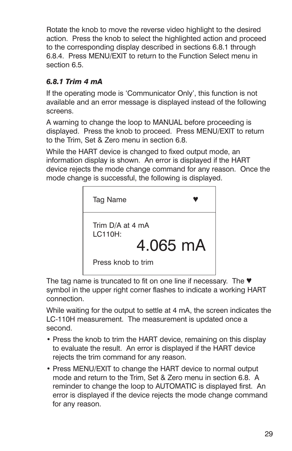 065 ma | Martel Electronics LC-110/H User Manual | Page 31 / 50