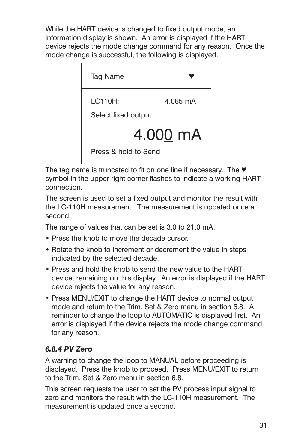 000 ma | Martel Electronics LC-110/H User Manual | Page 33 / 50