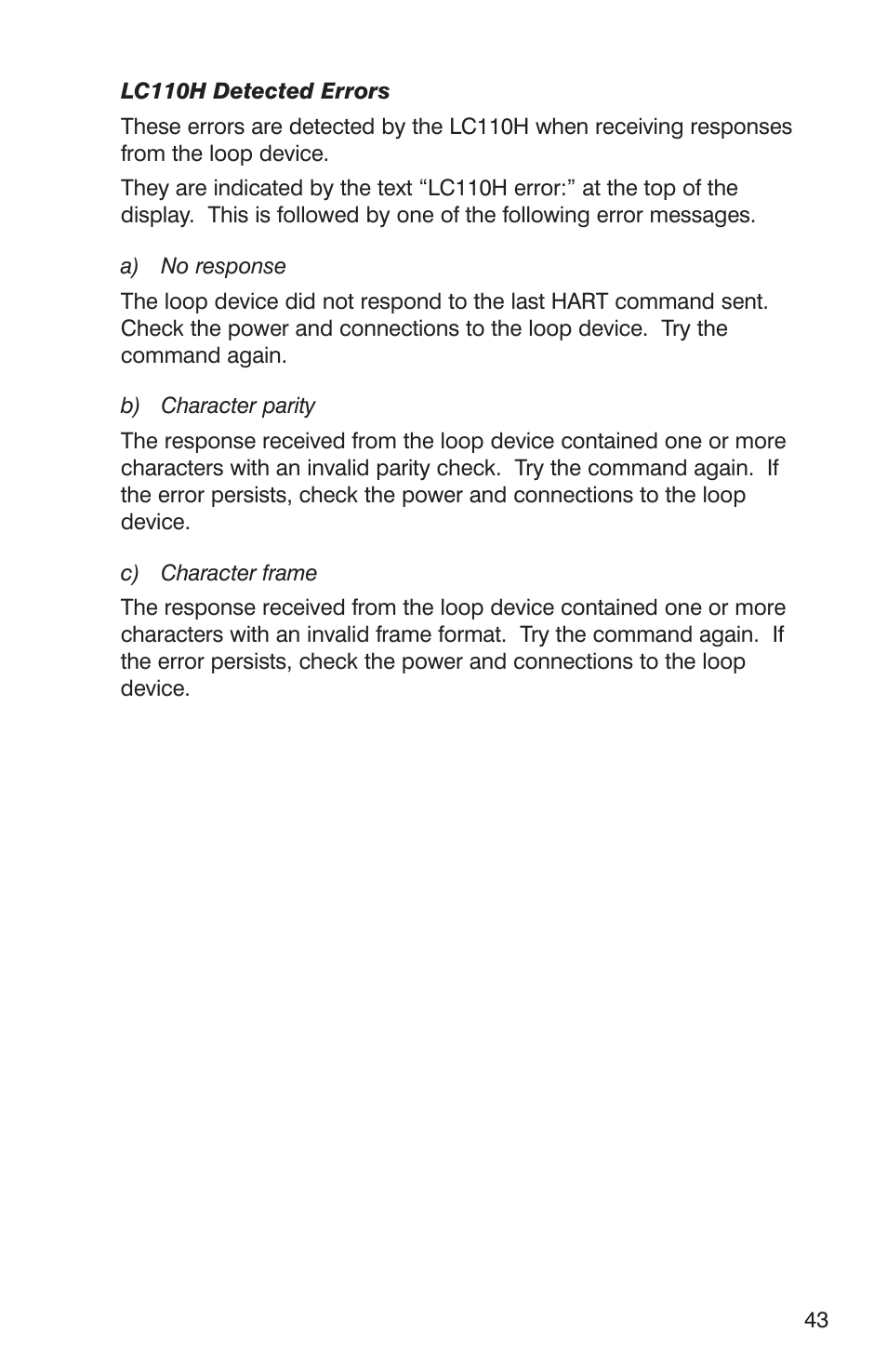 Martel Electronics LC-110/H User Manual | Page 45 / 50