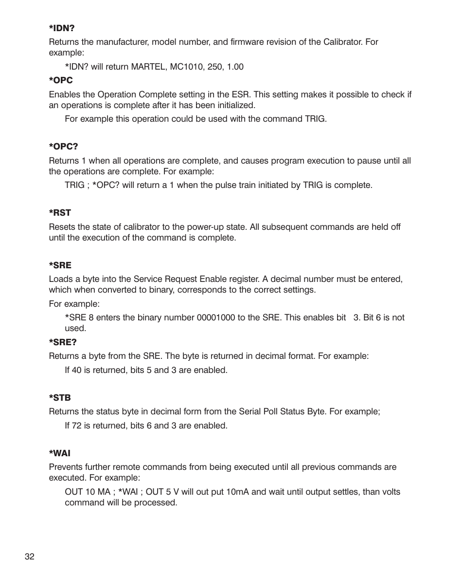Martel Electronics MC1010 User Manual | Page 32 / 46