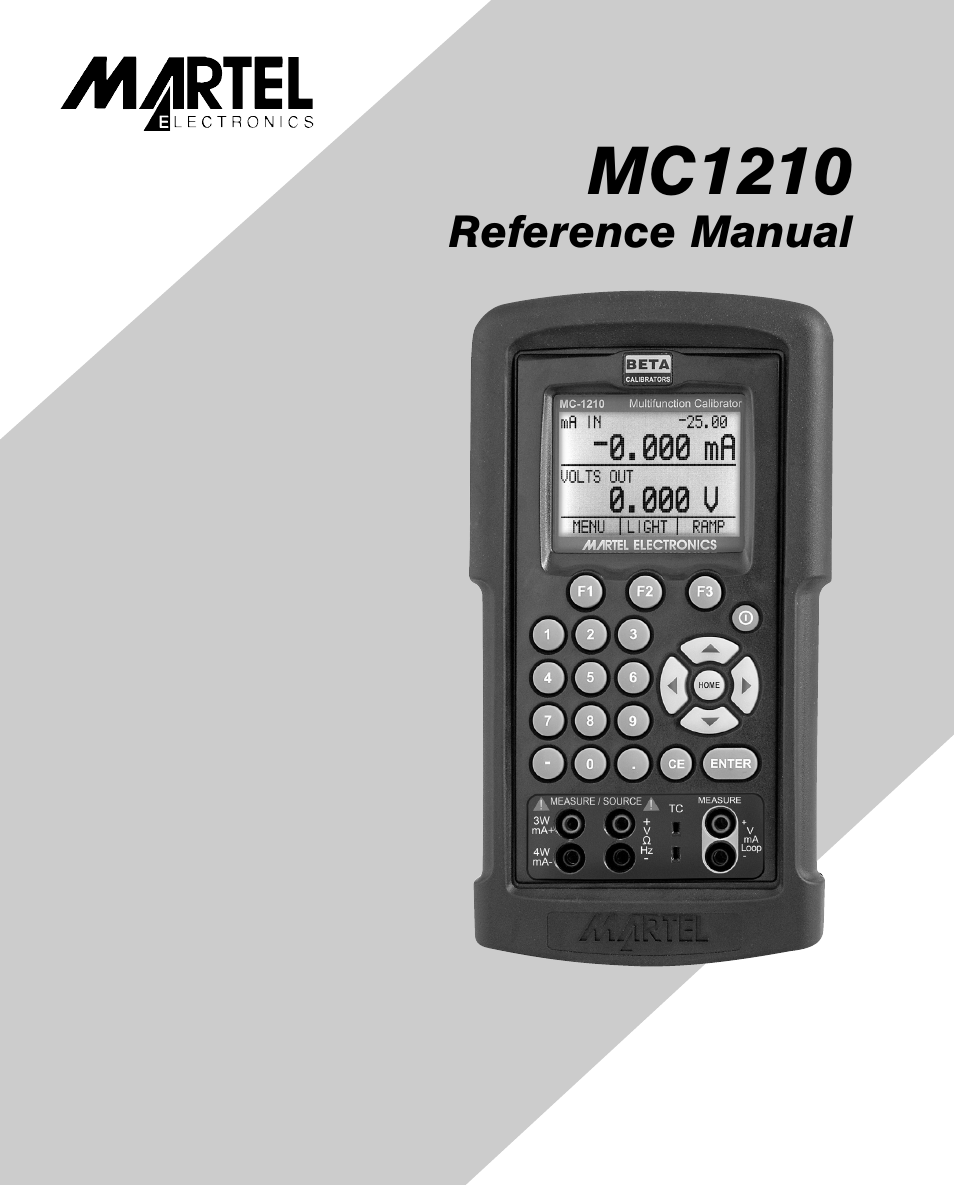 Martel Electronics MC1210 User Manual | 56 pages