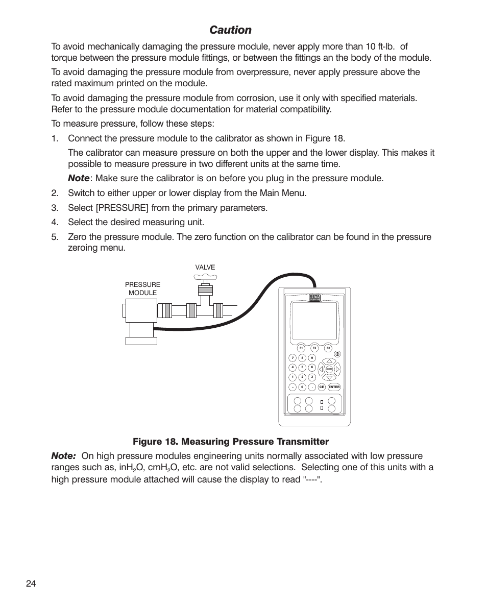Caution, O, cmh | Martel Electronics MC1210 User Manual | Page 24 / 56