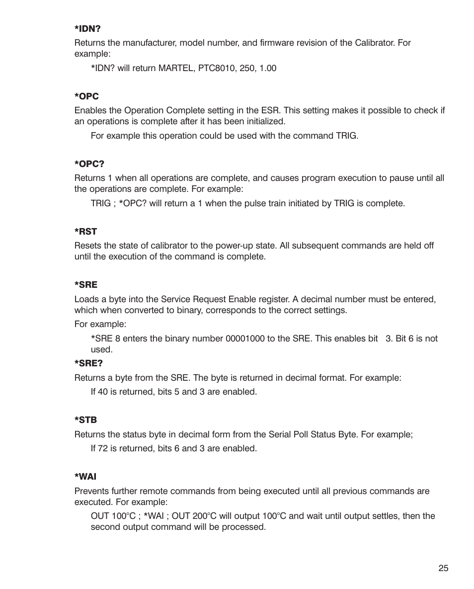 Martel Electronics PTC8010 User Manual | Page 25 / 36