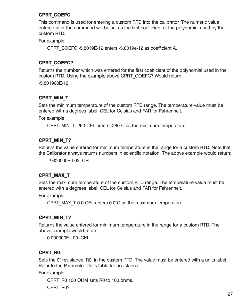 Martel Electronics PTC8010 User Manual | Page 27 / 36
