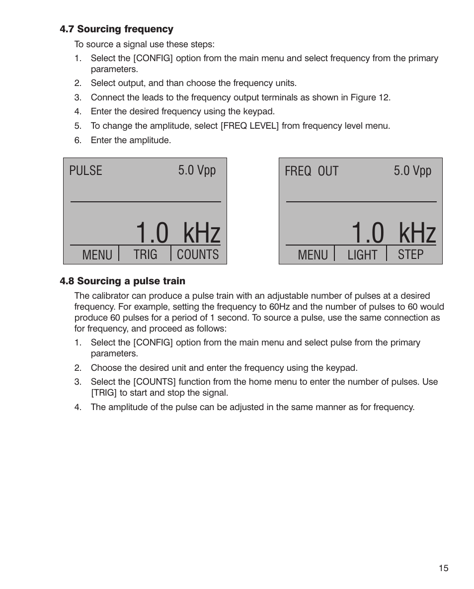 0 khz | Martel Electronics PSC4010 User Manual | Page 17 / 36