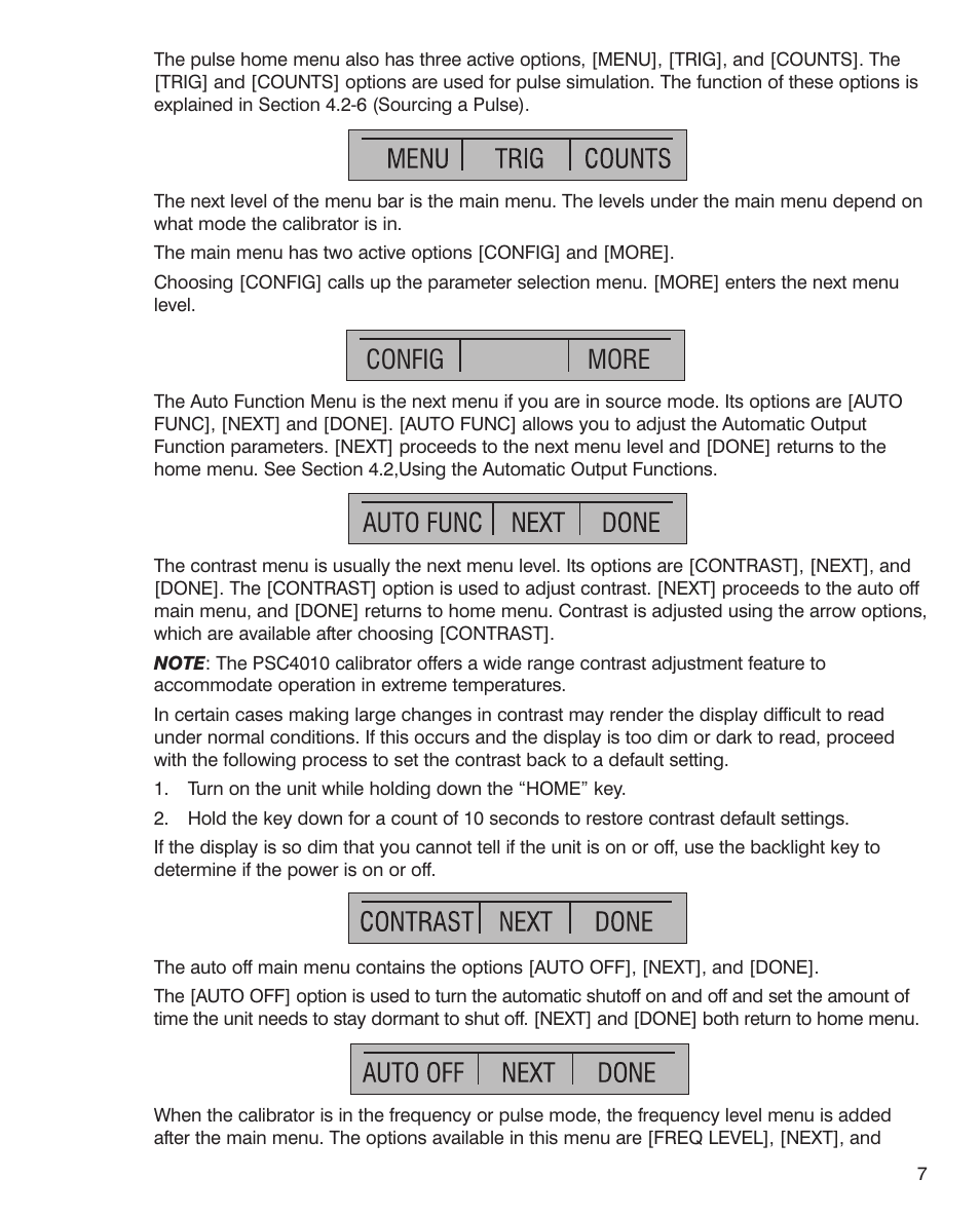 Config more | Martel Electronics PSC4010 User Manual | Page 9 / 36