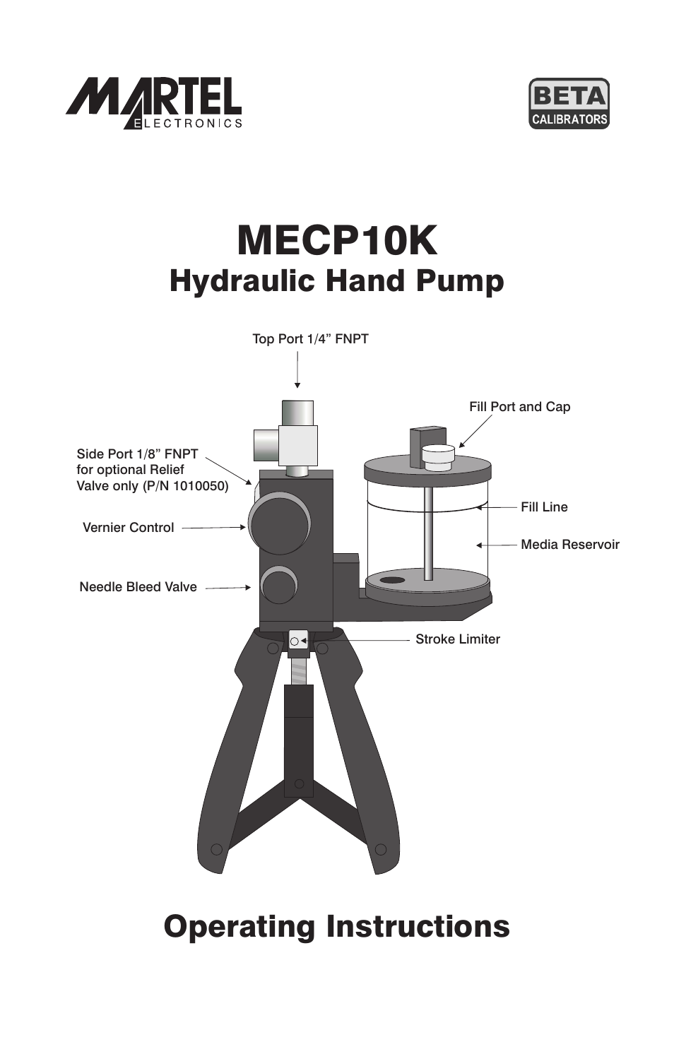 Martel Electronics MECP10K User Manual | 4 pages