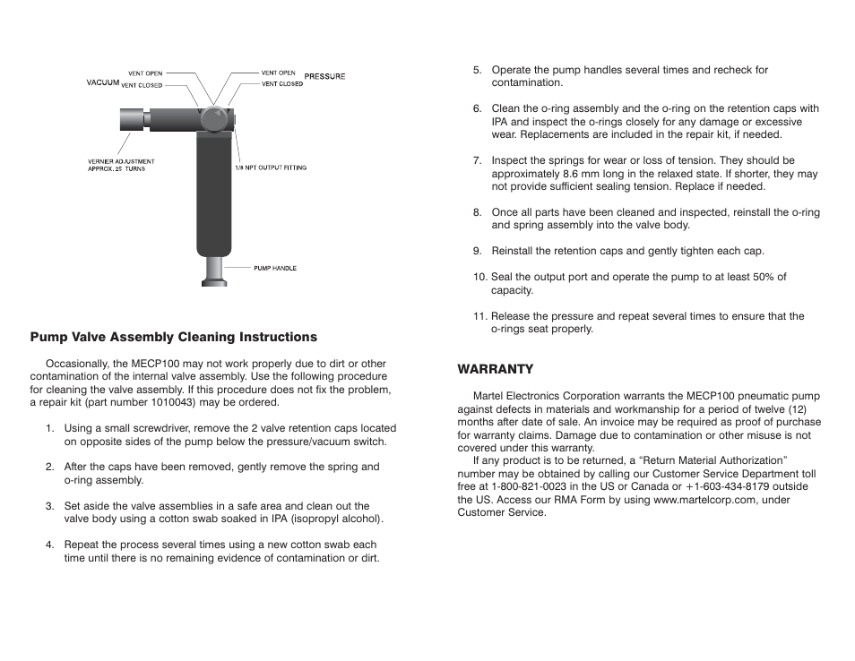 Martel Electronics MECP100 User Manual | Page 2 / 2