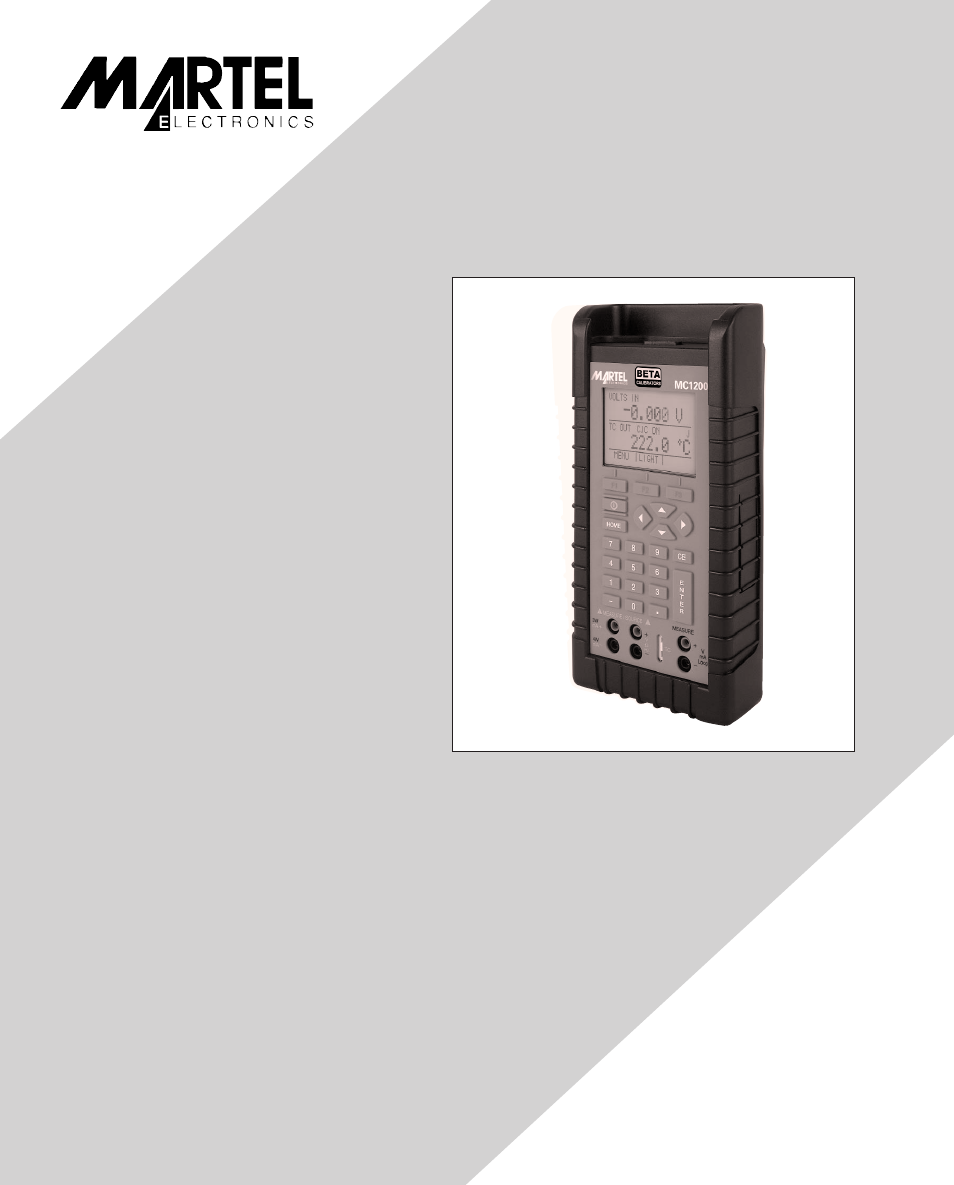 Martel Electronics MC1200 User Manual | 50 pages