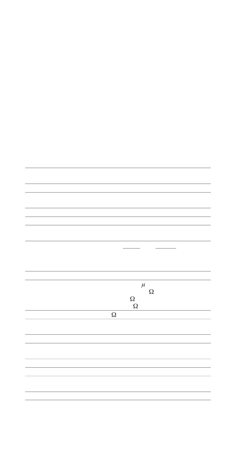 Specifications | Martel Electronics MC1000 User Manual | Page 22 / 28