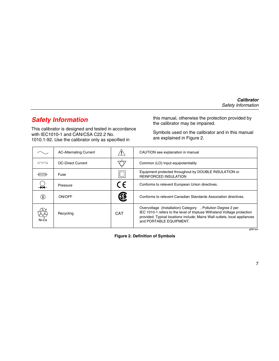 Safety information | Martel Electronics MasterCAL User Manual | Page 17 / 140