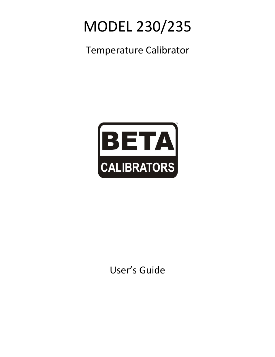 Martel Electronics 235 User Manual | 106 pages