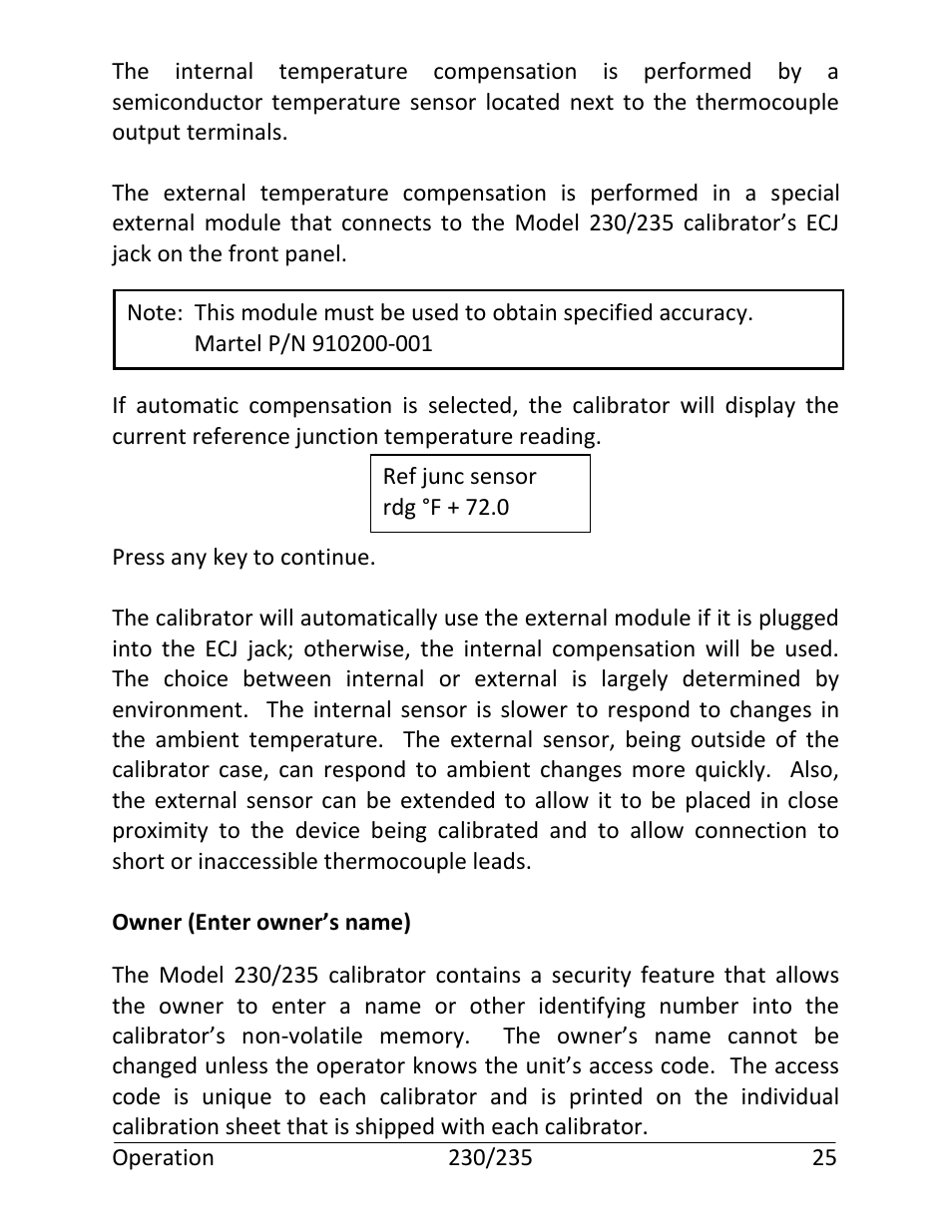 Martel Electronics 235 User Manual | Page 30 / 106