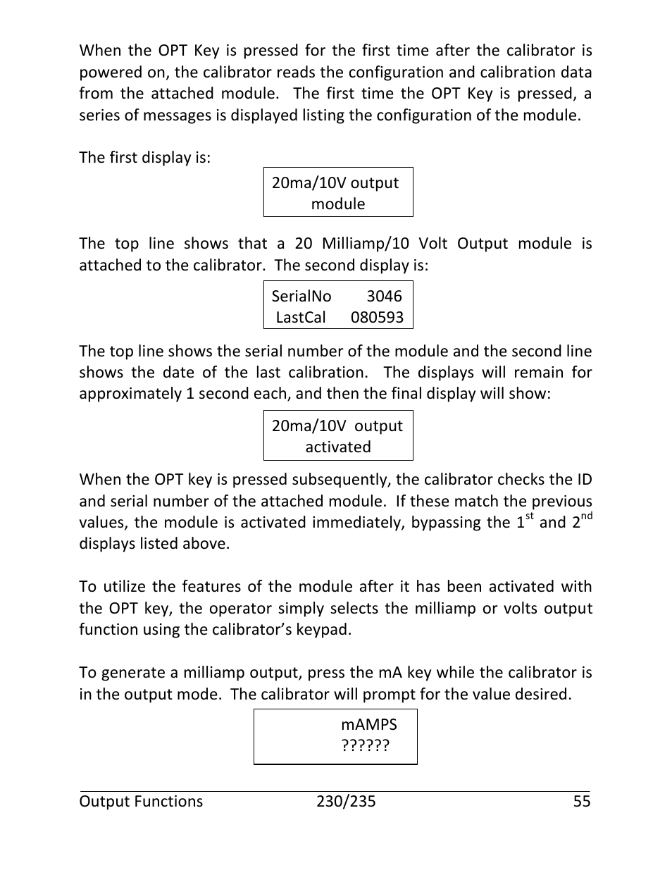 Martel Electronics 235 User Manual | Page 60 / 106