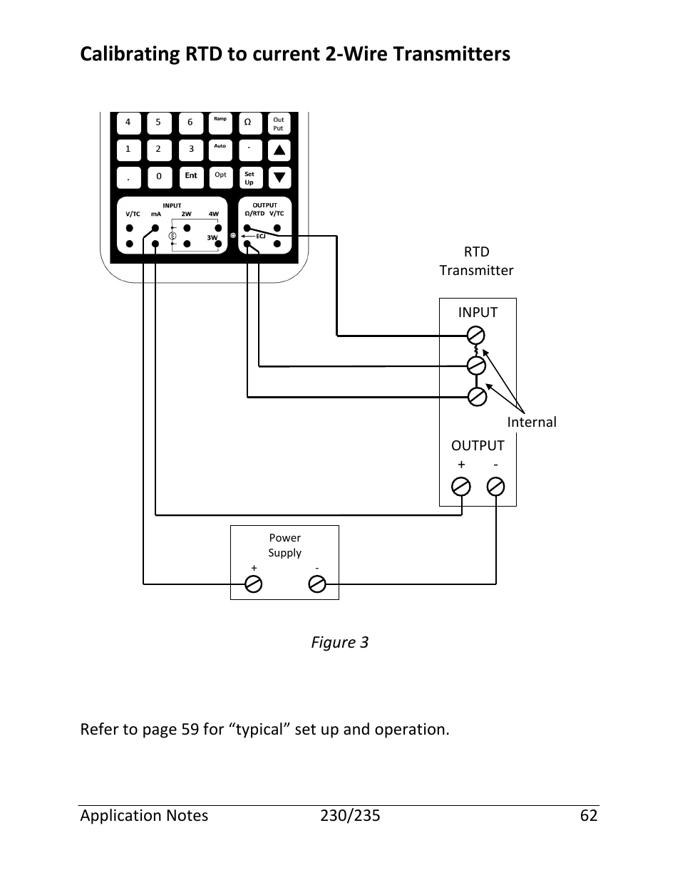 Calibrating rtd to current 2-wire transmitters | Martel Electronics 235 User Manual | Page 67 / 106