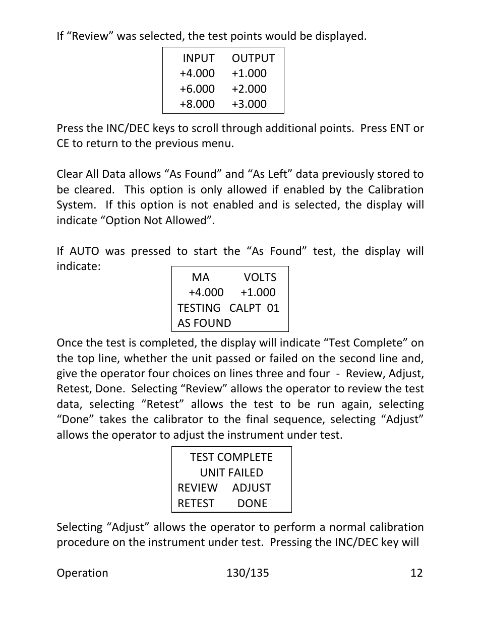 Martel Electronics 135 User Manual | Page 16 / 85