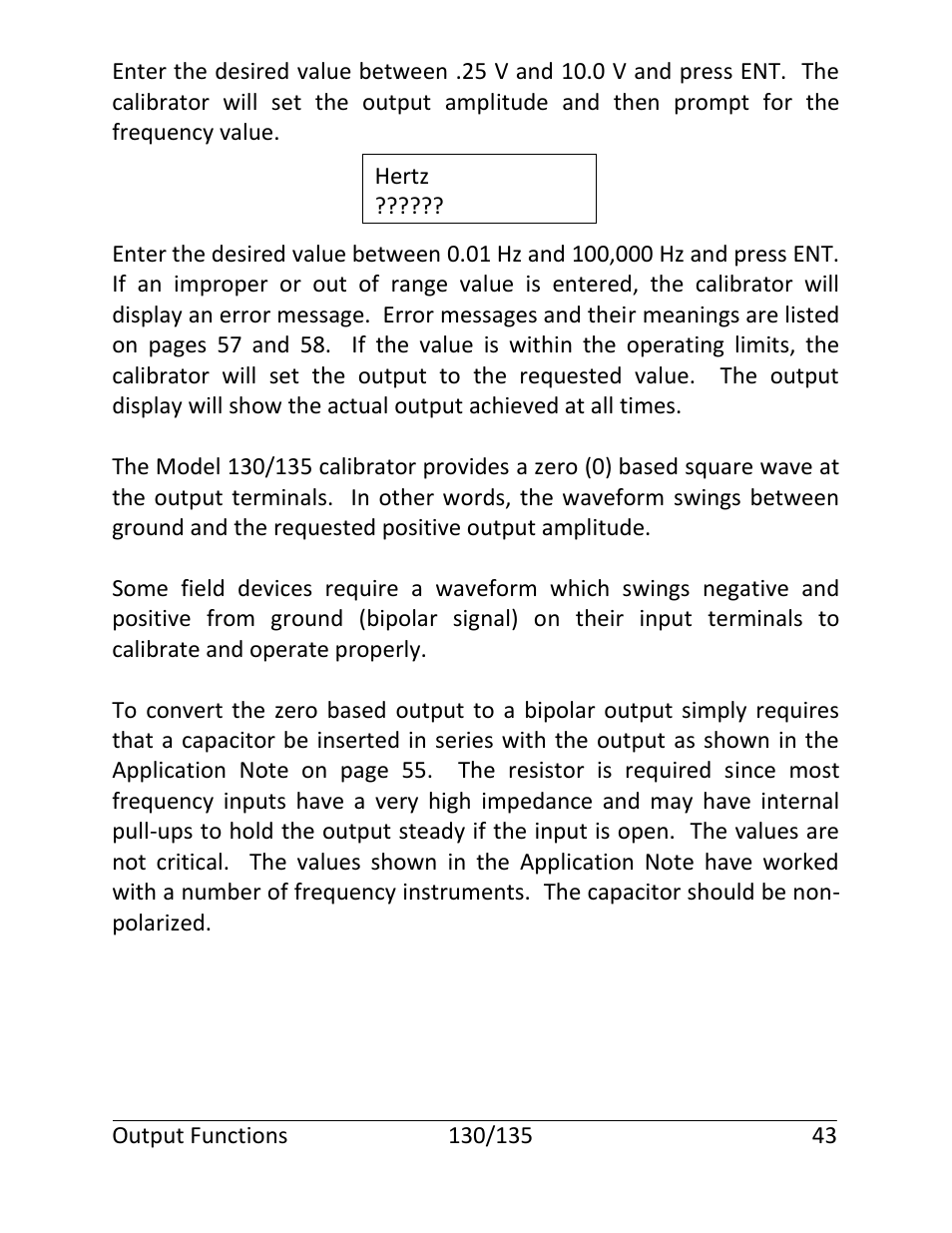 Martel Electronics 135 User Manual | Page 47 / 85