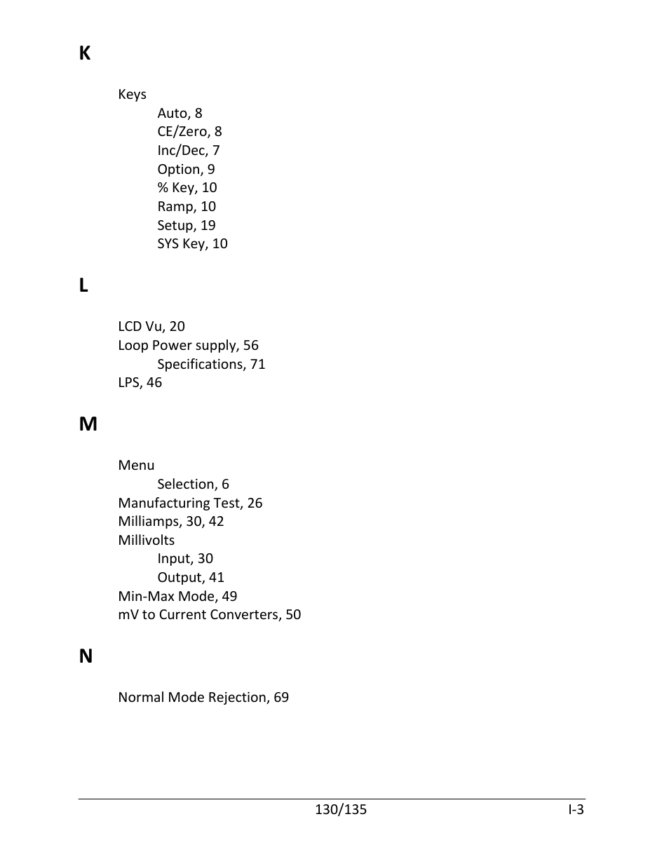 Martel Electronics 135 User Manual | Page 81 / 85