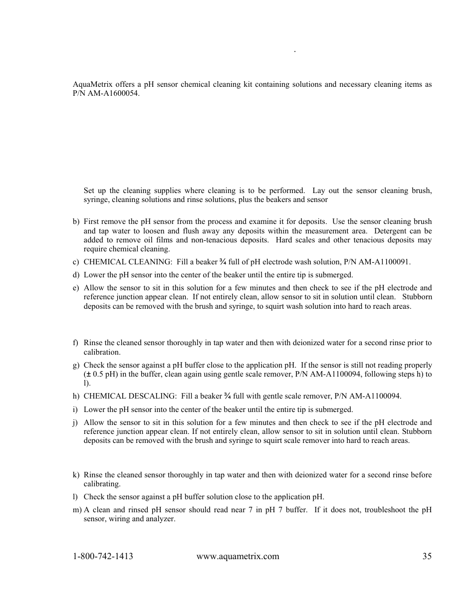 Metex 8760CLP Total Free Chlorine & pH Analyzer User Manual | Page 35 / 71