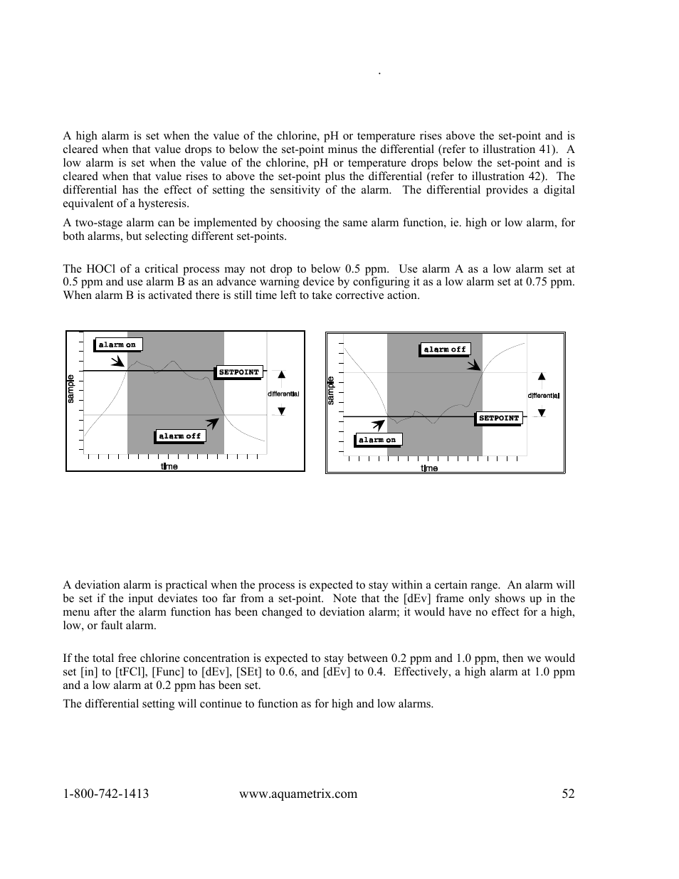 Metex 8760CLP Total Free Chlorine & pH Analyzer User Manual | Page 52 / 71