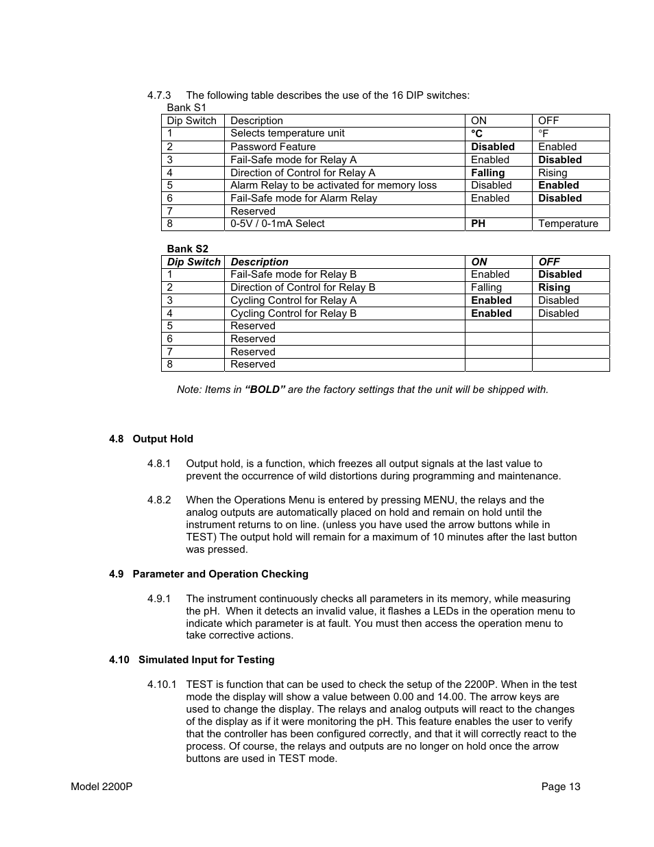 Metex 2200P pH Analyzer/Controller User Manual | Page 15 / 34