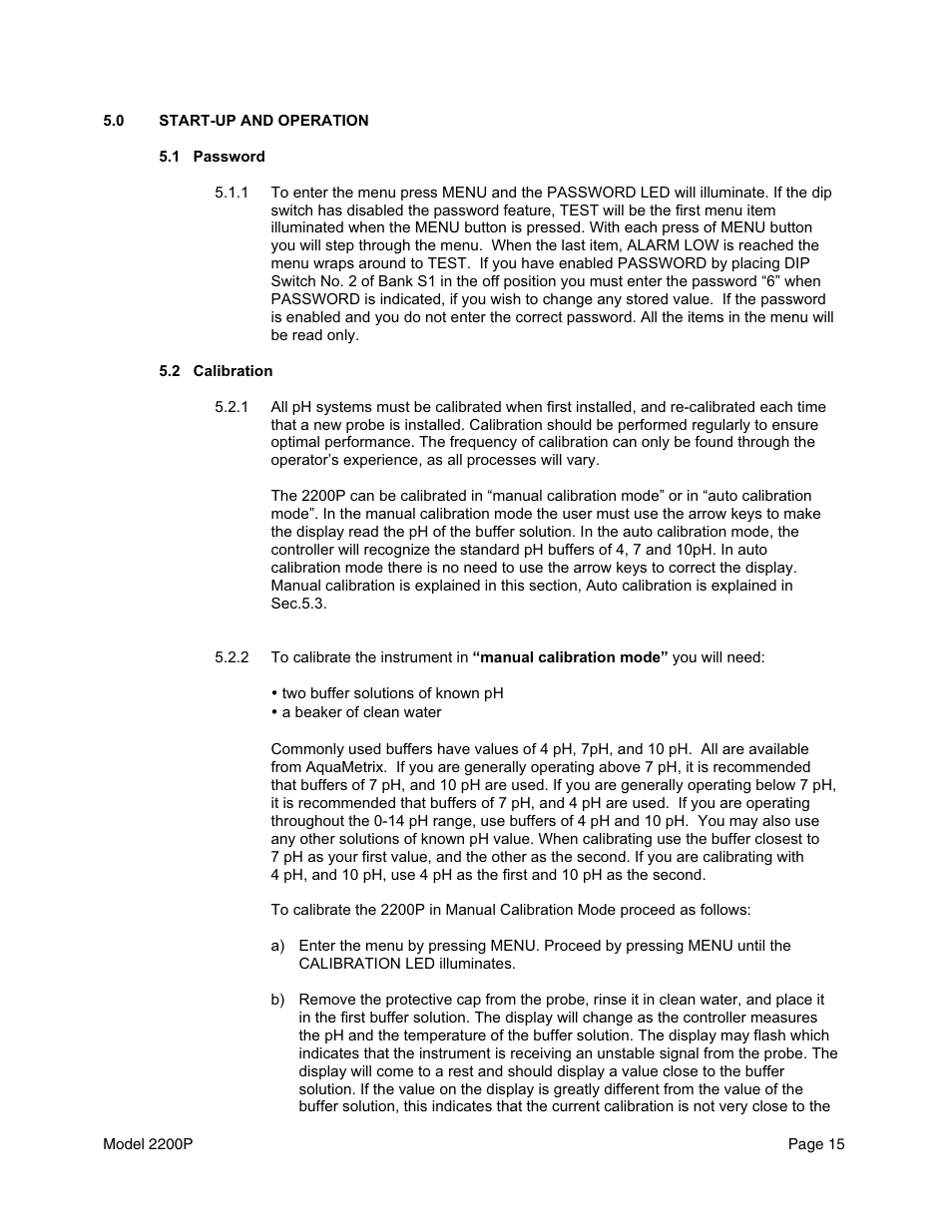Metex 2200P pH Analyzer/Controller User Manual | Page 17 / 34