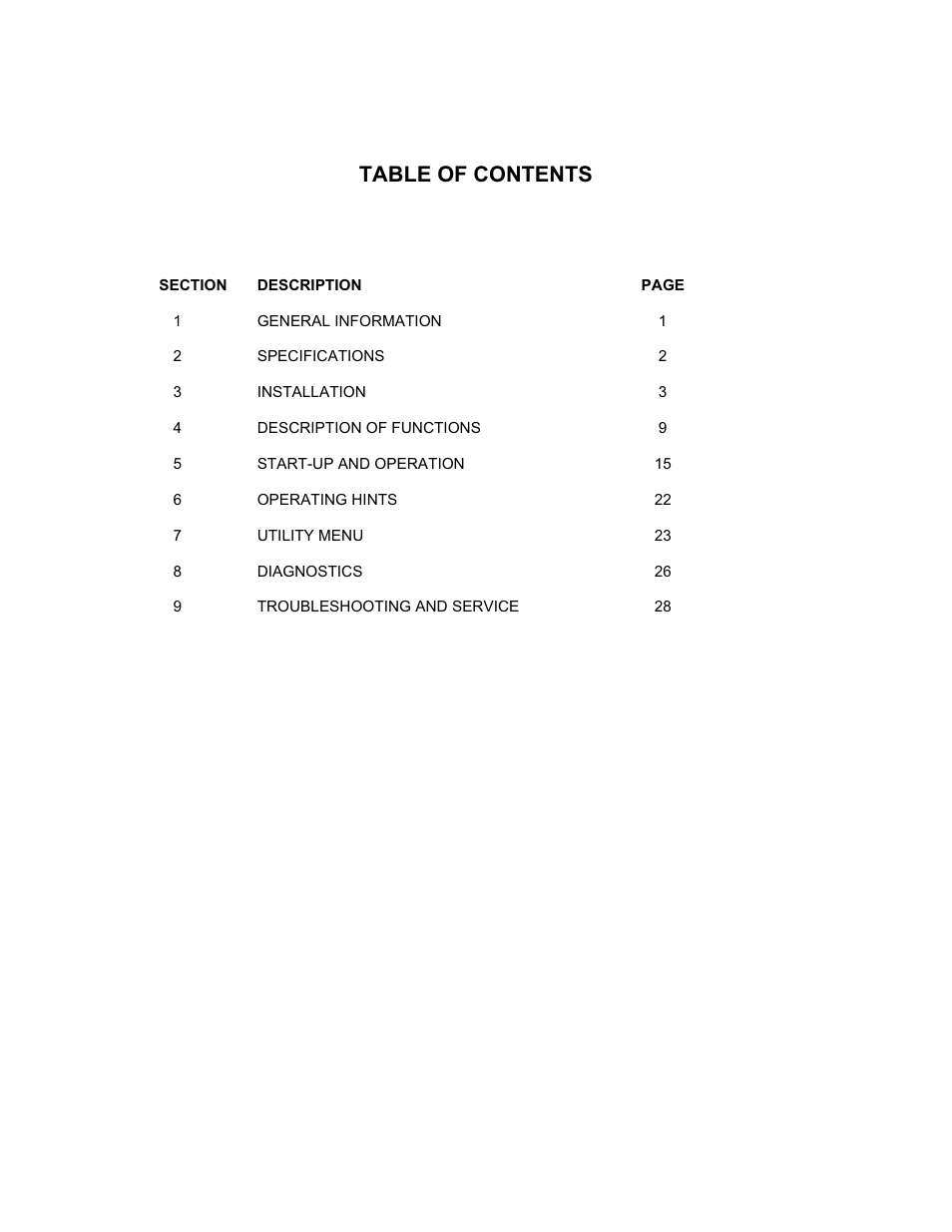 Metex 2200P pH Analyzer/Controller User Manual | Page 2 / 34