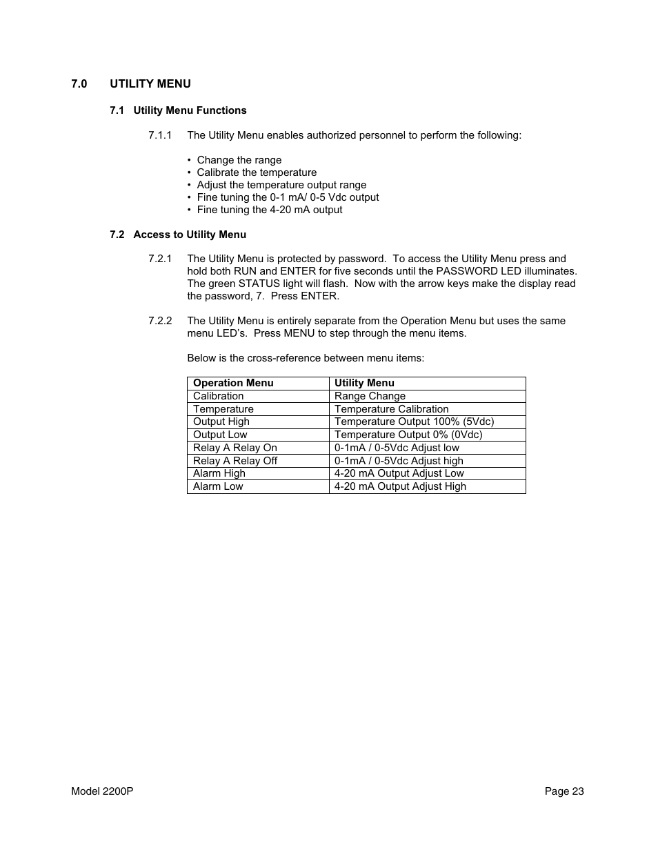 Metex 2200P pH Analyzer/Controller User Manual | Page 25 / 34