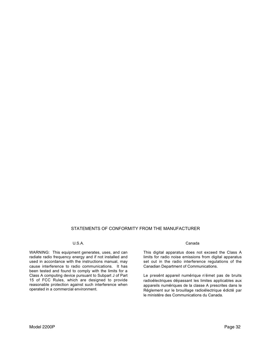 Metex 2200P pH Analyzer/Controller User Manual | Page 34 / 34