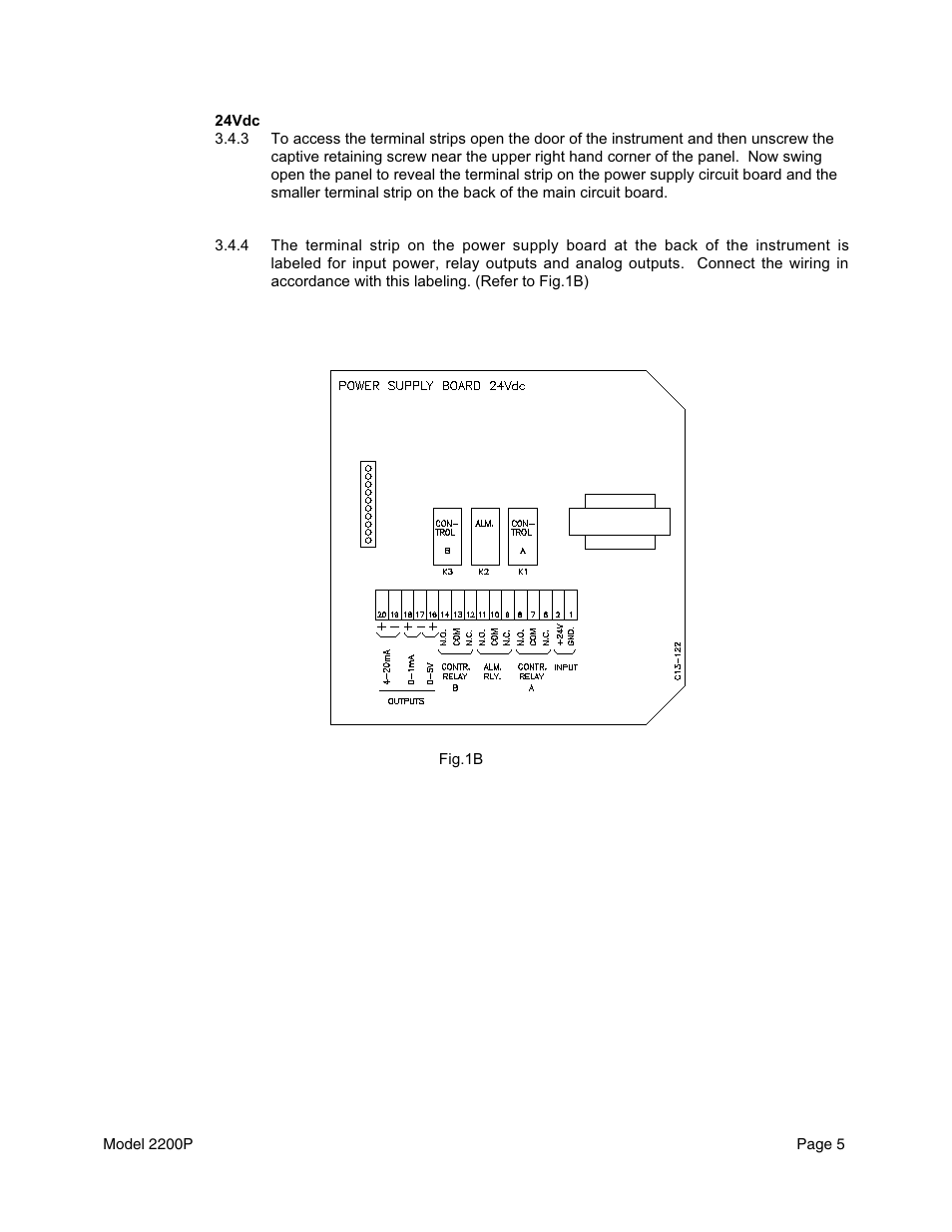 Metex 2200P pH Analyzer/Controller User Manual | Page 7 / 34