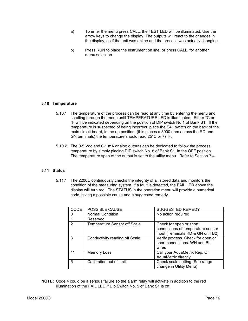 Metex 2200C Conductivity Analyzer/Controller User Manual | Page 18 / 30
