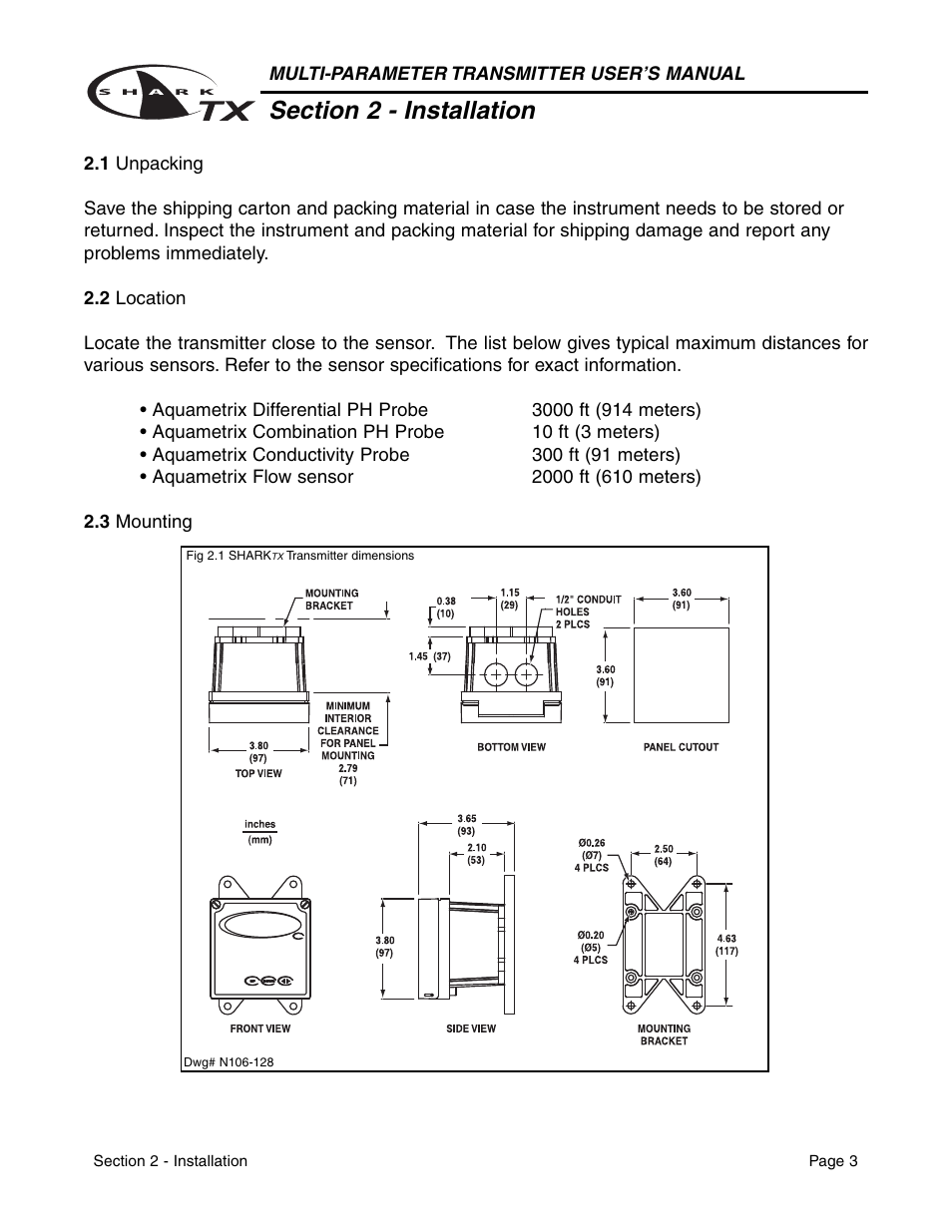Metex SharkTX Multi-Parameter Transmitters User Manual | Page 5 / 82