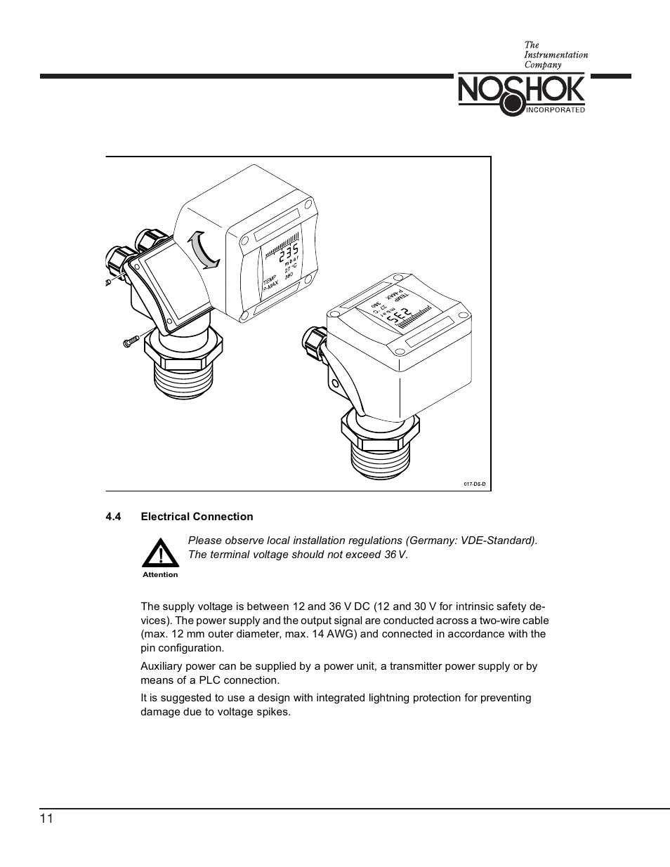 NOSHOK 756 Series Digital Pressure Transmitters User Manual | Page 14 / 36