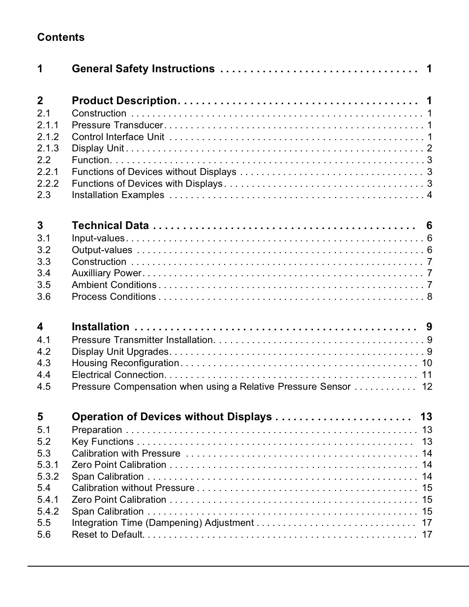 NOSHOK 756 Series Digital Pressure Transmitters User Manual | Page 2 / 36