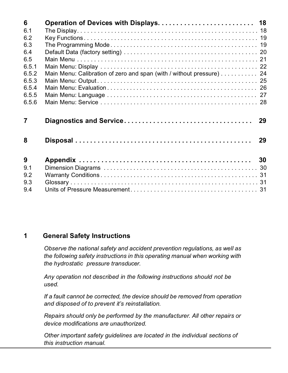 NOSHOK 756 Series Digital Pressure Transmitters User Manual | Page 3 / 36