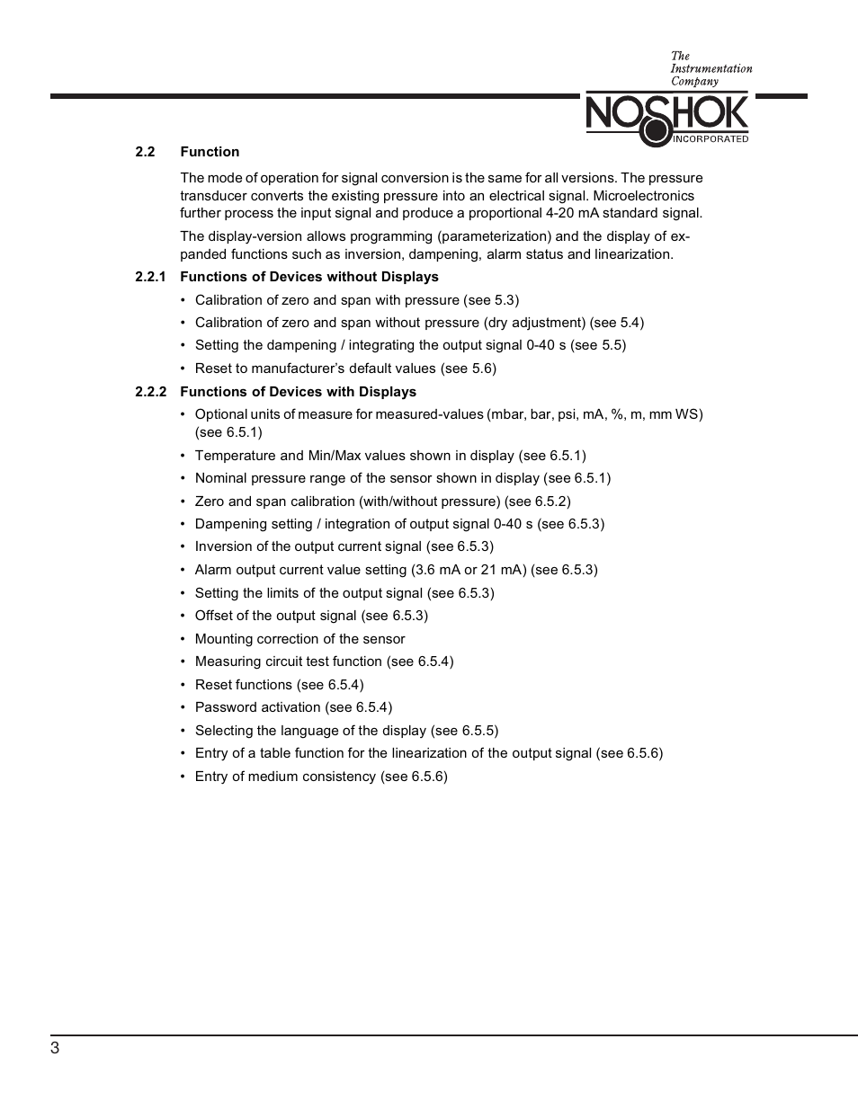 NOSHOK 756 Series Digital Pressure Transmitters User Manual | Page 6 / 36