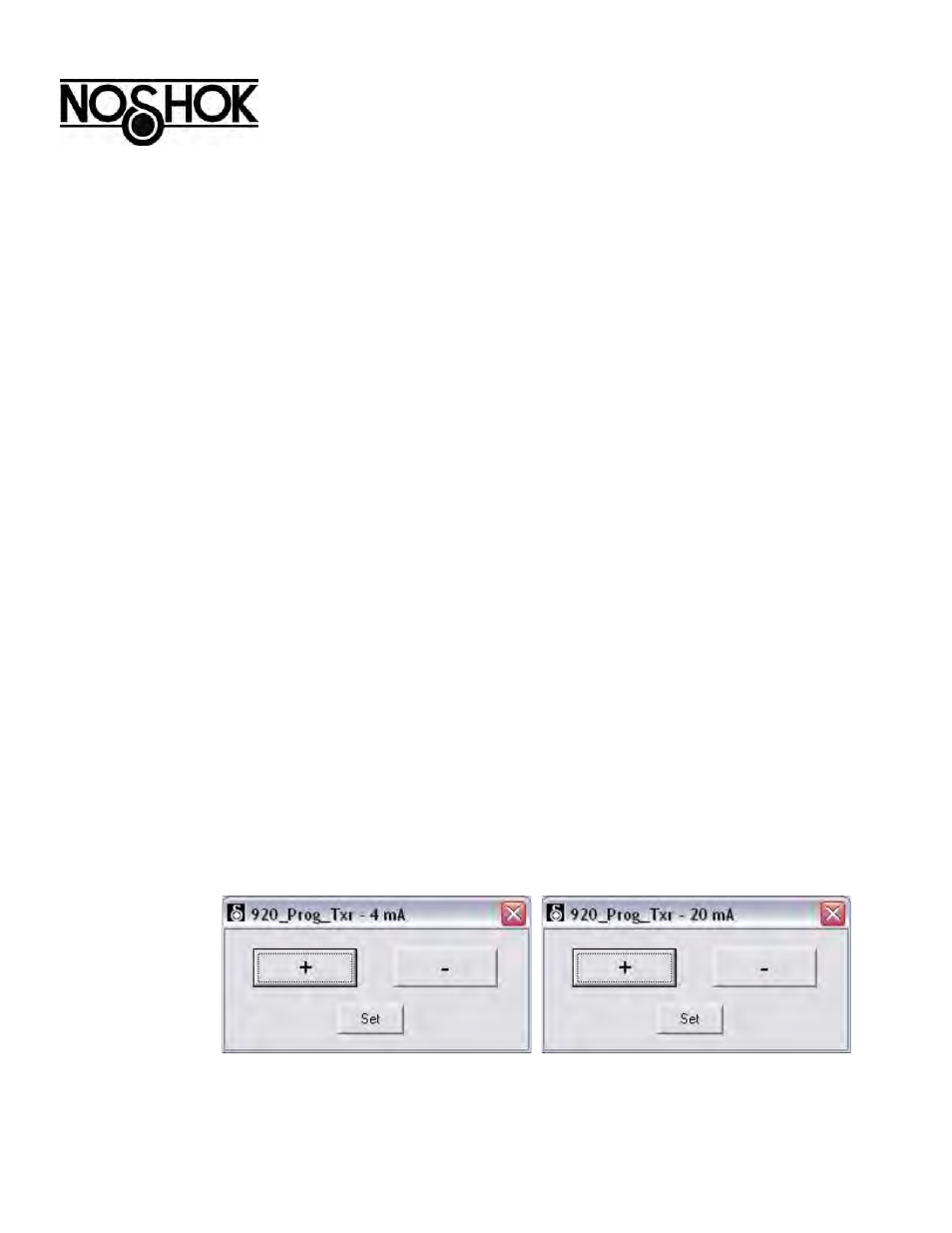 920_prog txr | NOSHOK 920 Series RTD Transmitter Software User Manual User Manual | Page 8 / 12
