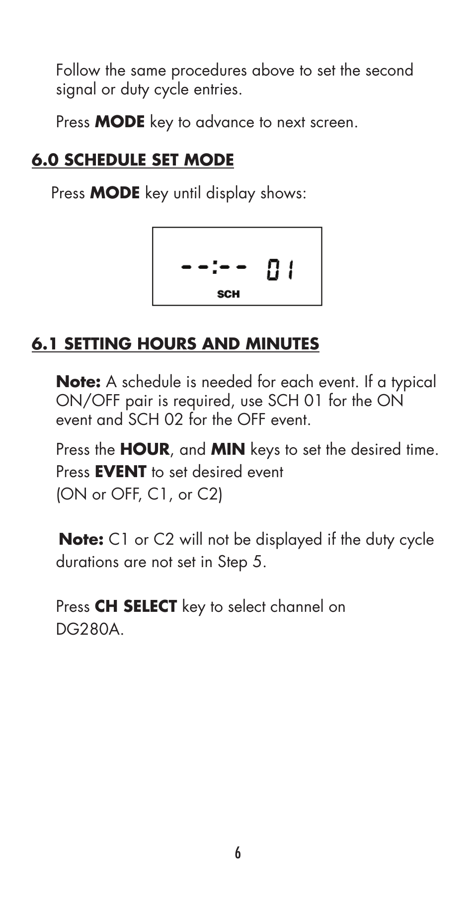 NSi Industries DG280A-24 User Manual | Page 8 / 20