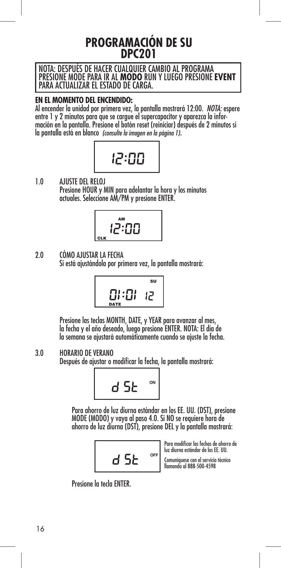 Programación de su dpc201 | NSi Industries DPC201 User Manual | Page 18 / 24