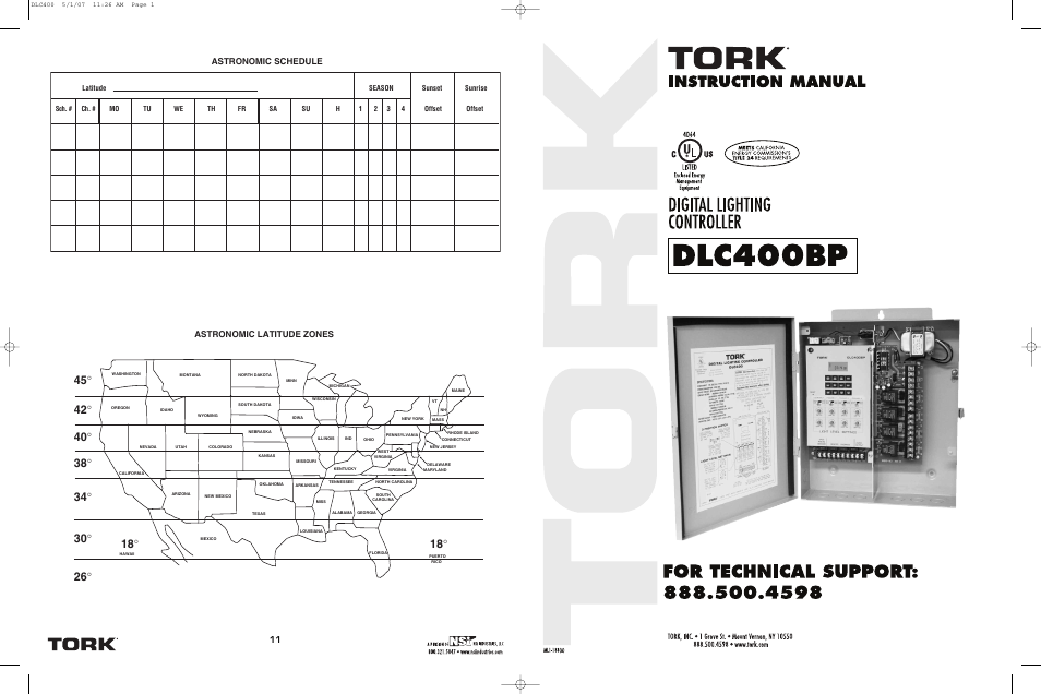 NSi Industries DLC400BP User Manual | 6 pages