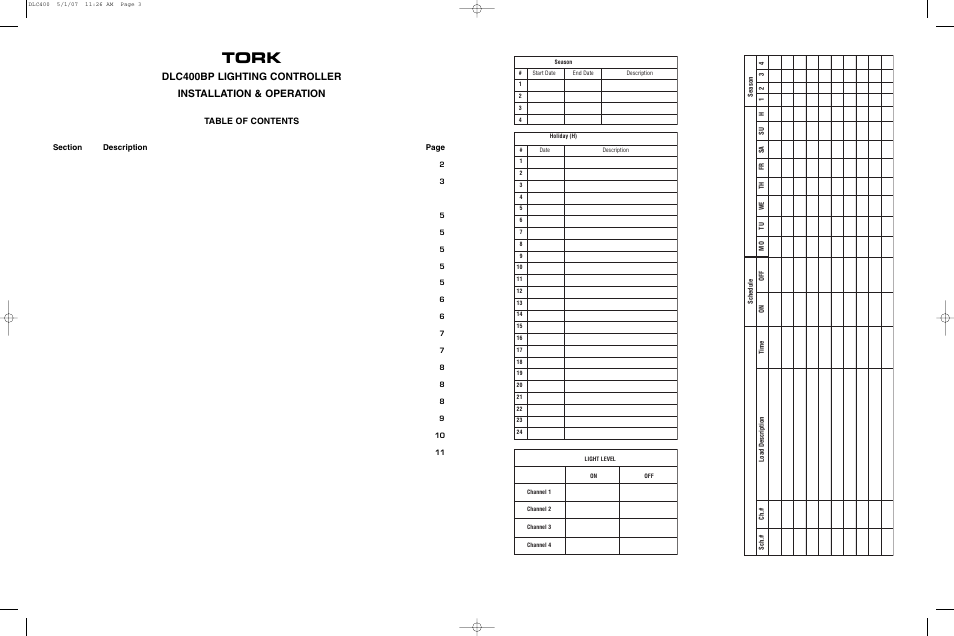 NSi Industries DLC400BP User Manual | Page 2 / 6